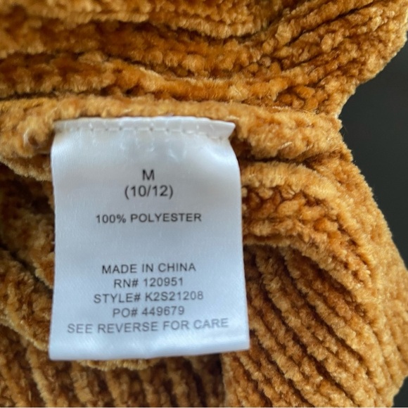 Pink Republic Tie Back Sweater And Corduroy Floral Skirt Set - Picture 5 of 8